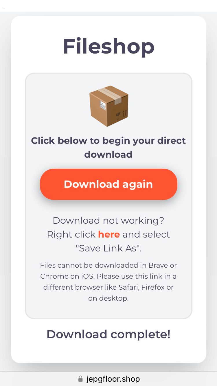 Download Problems Explanation